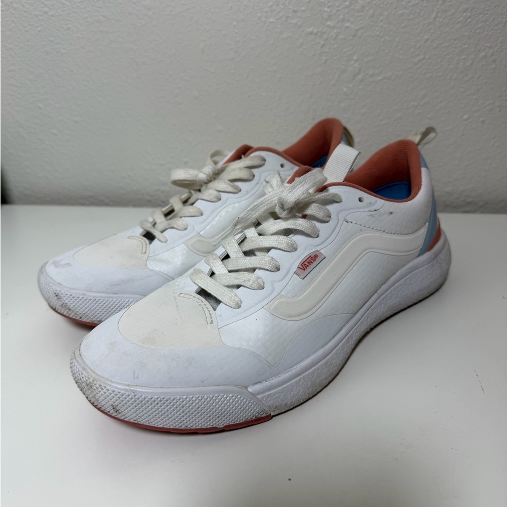 VANS UltraRange Ultracush Exo Mens Sz 8 Womens size 9.5 Carbon White
